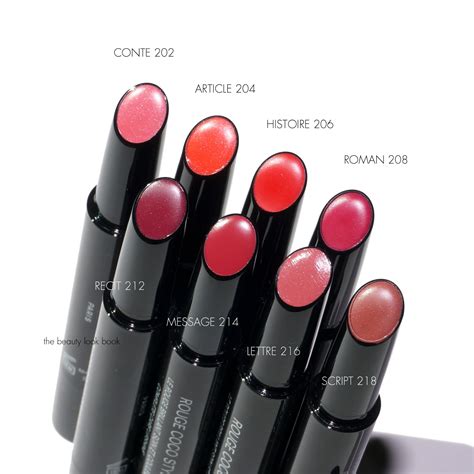 chanel rouge coco stylo色号推荐|Chanel Rouge Coco Stylo • Lipstick Swatches .